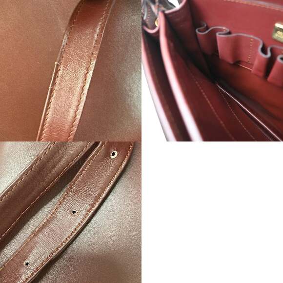 Cartier Leather Must de Cartier Shoulder Bag Red